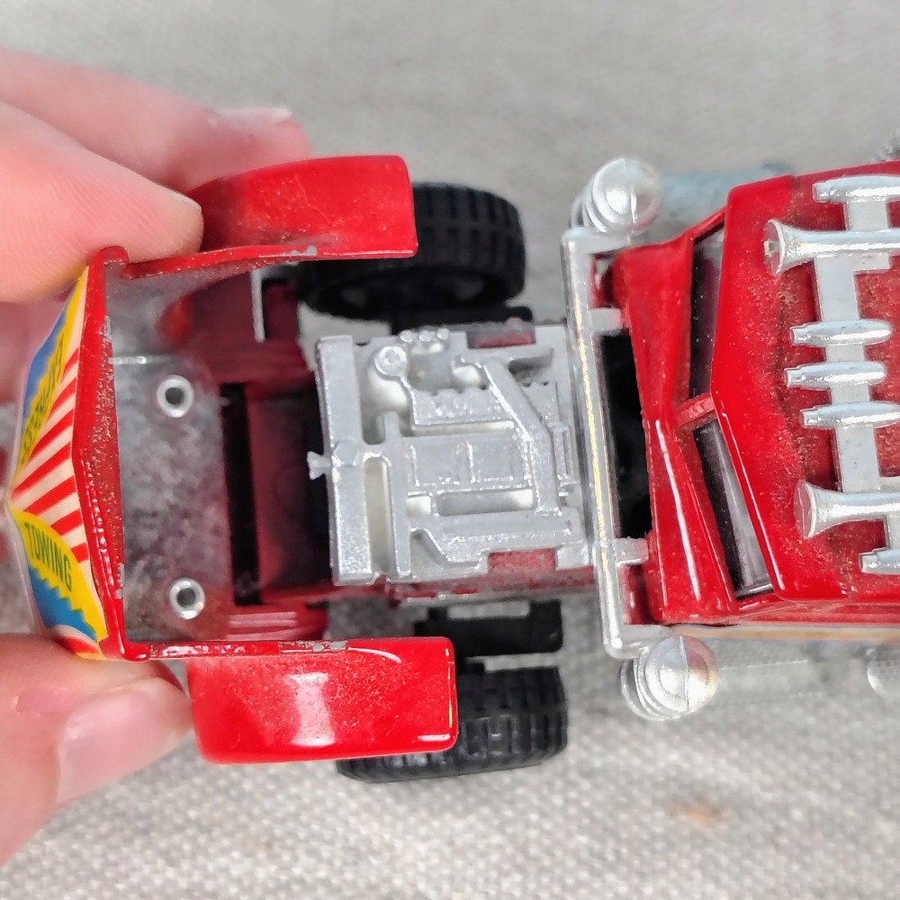 Majorette Kenworth Tow Truck Red 1/47 Scale Express Heavy Wrecker Made in France - Picture 14 of 15